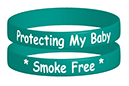 Smoke Free * Protecting My Baby Wristband