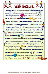 I Walk Because... (Take-Home Poster)