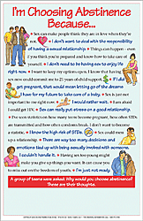 I'm Choosing Abstinence Because... (Take-Home Poster)