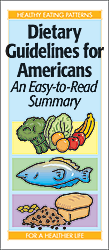 Dietary Guidelines for Americans: An Easy-to-Read Summary