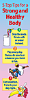 5 Top Tips for a Strong and Healthy Body (Bookmark)