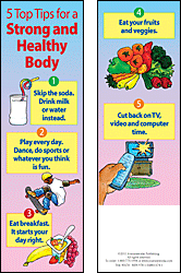 5 Top Tips for a Strong and Healthy Body (Bookmark)