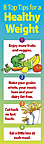 8 Top Tips for a Healthy Weight (Bookmark)