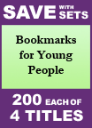 Bookmarks For Young People Set of 4