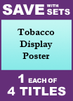 Tobacco Display Poster Set of 4