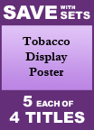 Tobacco Display Poster Set of 4