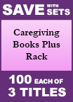 Caregiving Books Set of 3 Plus Rack
