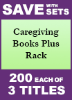 Caregiving Books Set of 3 Plus Rack