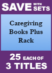 Caregiving Books Set of 3 Plus Rack