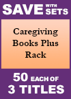 Caregiving Books Set of 3 Plus Rack