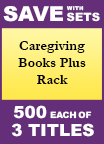 Caregiving Books Set of 3 Plus Rack