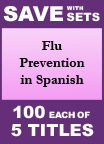 Flu Prevention in Spanish Set of 5