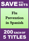 Flu Prevention in Spanish Set of 5