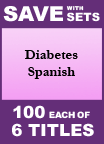 Diabetes Spanish Set of 6