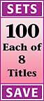 Bookmarks Combined Set of 8
