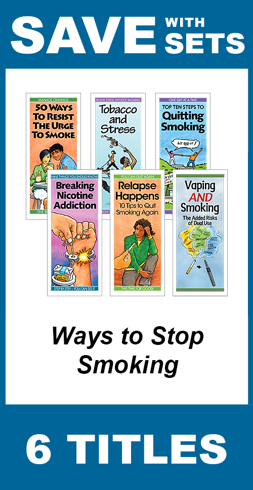 Ways to Stop Smoking Set of 6