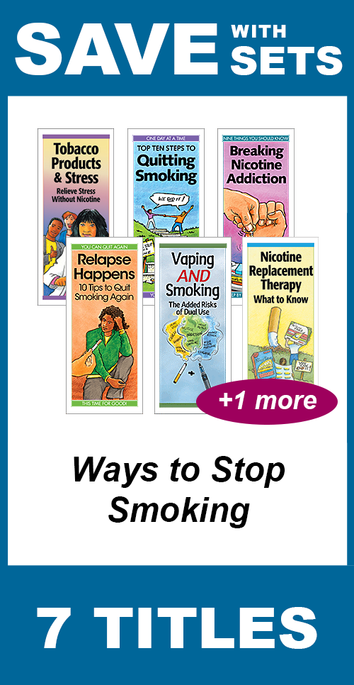Ways to Stop Smoking Set of 7