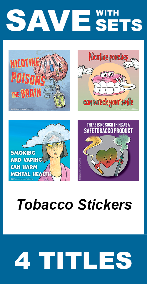 Tobacco Stickers Set of 4
