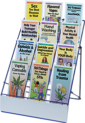 12-Pocket Pamphlet Display Rack