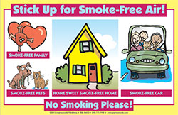 Stick Up for Smoke-Free Air! Sticker Sheet