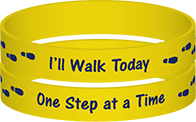 I'll Walk Today Wristband