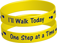 I'll Walk Today Wristband