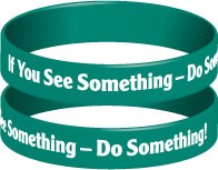 If You See Something - Do Something! Wristband