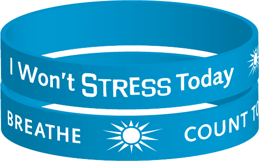 I Won't Stress Today Wristband