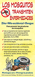 Los mosquitos transmiten enfermedades (magnet)