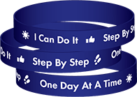 I Can Do It Step By Step Wristband