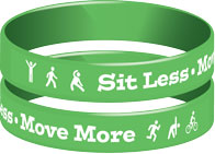 Sit Less Move More Wristband