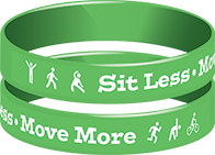 Sit Less Move More Wristband