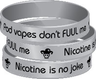 Pod Vapes Dont FUUL Me Wristband