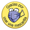 Gracias por usar una mascarilla (Button)