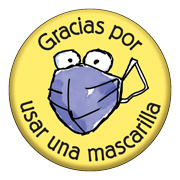 Gracias por usar una mascarilla (Button)