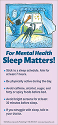 For Mental Health Sleep Matters! Magnet