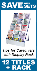 Tips for Caregivers Set of 12 with Display Rack