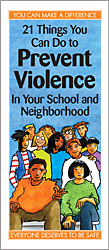21 Things You Can Do to Prevent Violence