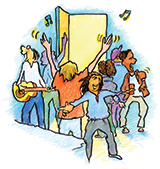 People dancing