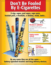 Dont Be Fooled By E-Cigarettes (Display Poster)