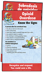 Opioid Overdose: Know the Signs/ Sobredosis de opioides: Conozca los signos (Giveaway Poster)