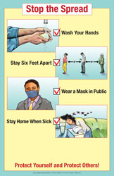 Stop the Spread (English & Spanish Giveaway Poster)