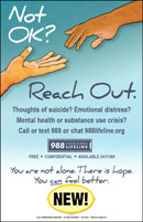 Not OK? Reach Out. (English & Spanish Giveaway Poster)