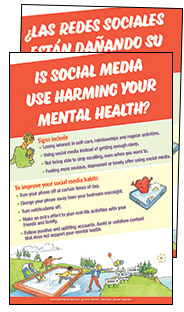 Social Media & Your Mental Health  (English & Spanish Giveaway Poster)