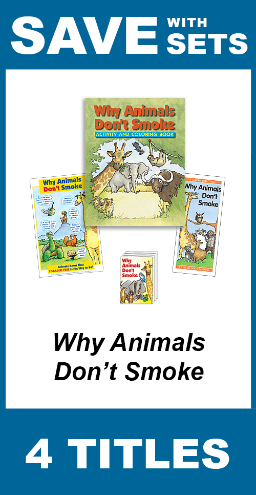Why Animals Don't Smoke Set of 4