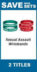 Sexual Assault Wristbands Set of 2