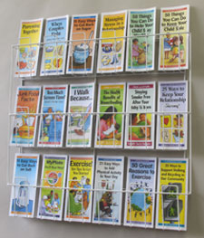 18-Pocket Pamphlet Wall Rack