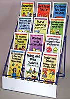 12-Pocket Pamphlet Display Rack