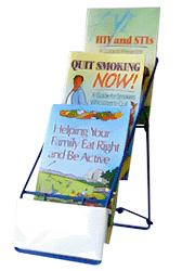3-Pocket Book Display Rack
